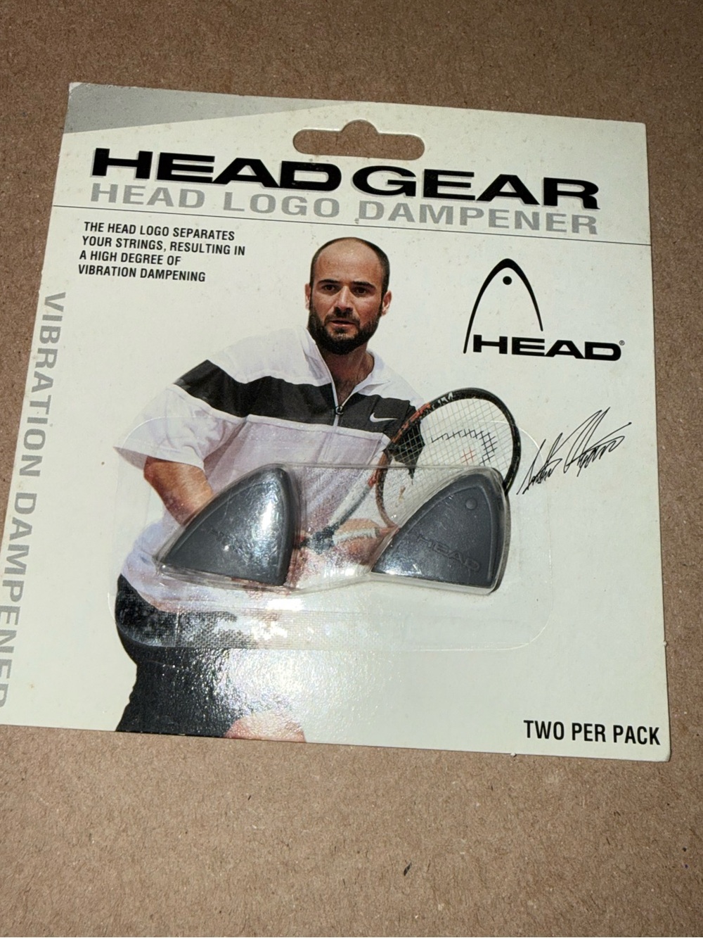HEAD Head Gear Vibration Dampener - Black (Two Pack)